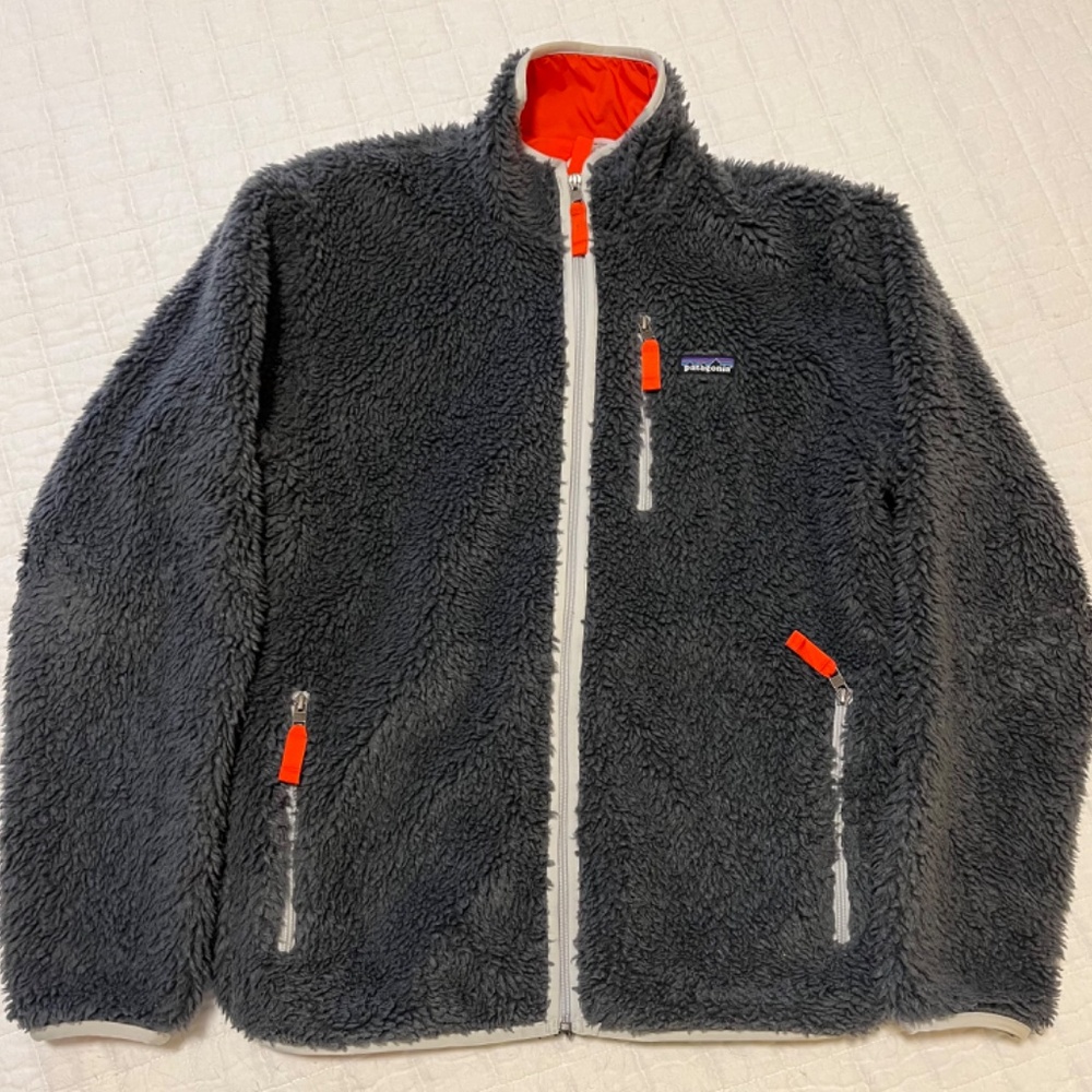 Patagonia Retro-X Soft Pile Fleece Jacket Mens Size M Forge Grey